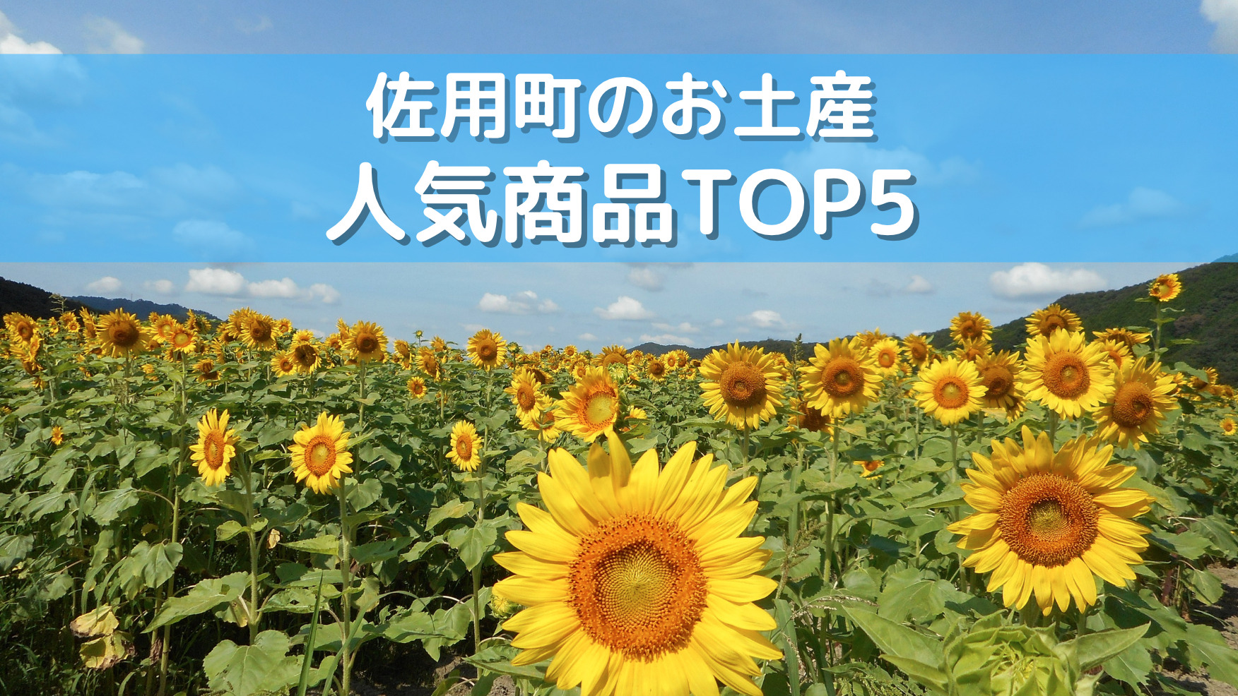 佐用町の人気お土産ランキング