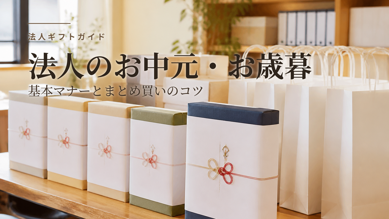 法人向けお中元・お歳暮おすすめギフト|まとめ買い・相場・マナー解説